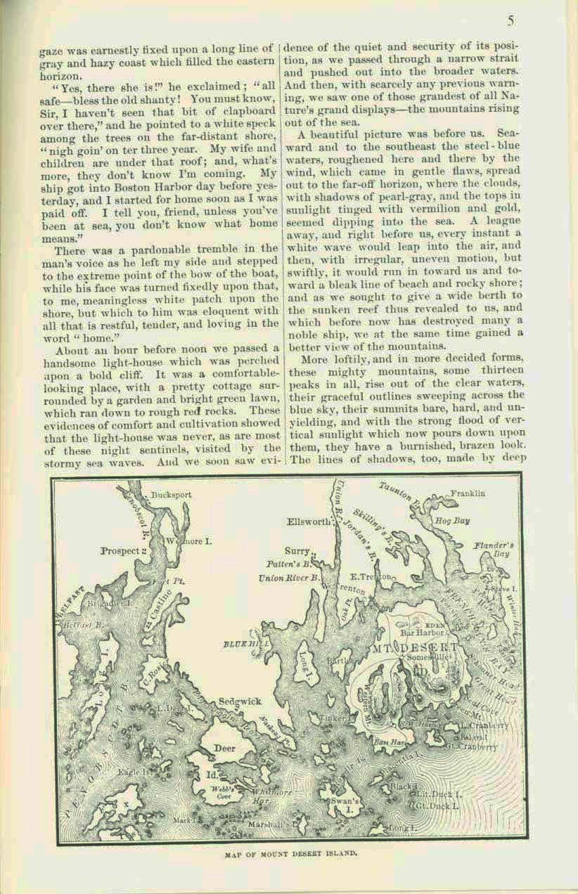 Mount Desert, 1872: an early history of the Maine island that is now Acadia National Park. vist0029c